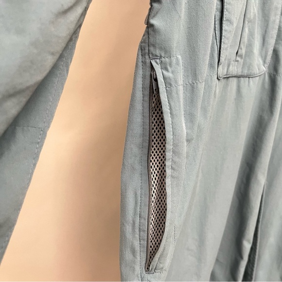 North Face hiking shirt - button down XL breathable slate blue vented techwear - Picture 6 of 11